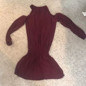 Ramy Brook Lauren dress in mahogany
